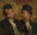 Kaksi asianajajaa - Honoré Daumier — näkymä teoksesta