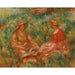 Maalauksen jäljennös Kaksi tyttöä niityllä (kaksi naista ruohossa) - Pierre-Auguste Renoir