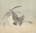 Kaksi hanhea lentämässä - Ohara Koson — näkymä teoksesta
