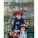 Maalauksen jäljennös Kaksi sisarta (terassilla) - Pierre-Auguste Renoir