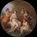 Diane et ses nymphes se baignant - Angelica Kauffmann — esillä sisätilassa