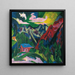 Die Klosterser Berge - Ernst Ludwig Kirchner — kehystetty taideteos seinällä