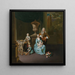 Diederik Baron van Leyden van Vlaardingen 1695-1764, Bourgmestre de Leyde avec sa femme Sophia Dina de Rovere et leurs fils Pieter Jan et Adriaan Pompejus - Willem van Mieris — kehystetty taideteos seinällä