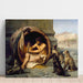Maalauksen jäljennös Diogène-maalaus - Jean-Léon Gérôme