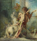 Diomède syöksyssä hevosten - Gustave Moreau — näkymä teoksesta