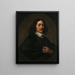 Portrait d'un homme que l'on pense être Bartholomeus Vermuyden - Dirck Craey — kehystetty taideteos seinällä