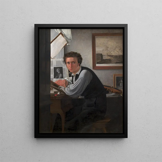 Ditlev Blunck - Portrait of the Copperplate Engraver Carl Edvard Sonne.webp