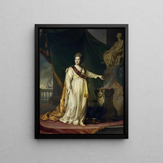 Dmitry Levitsky - Portrait of Catherine II the Legislatress in the Temple of the Goddess of Justice.webp