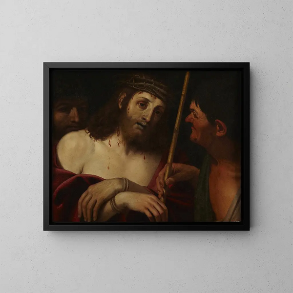 La moquerie du Christ - Domenichino — kehystetty taideteos seinällä
