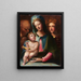 Sainte Famille - Domenico Beccafumi — kehystetty taideteos seinällä