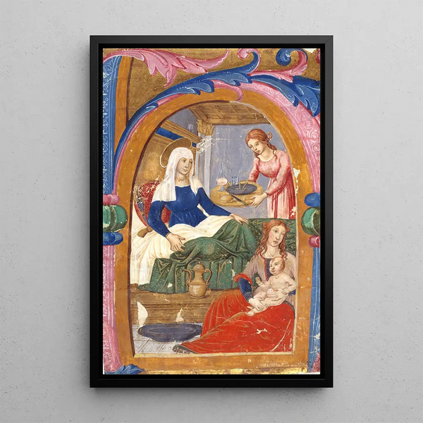 Domenico Ghirlandaio — kehystetty taideteos seinällä