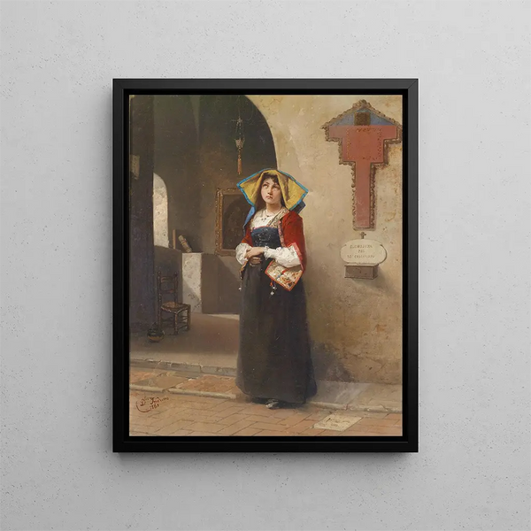 Domenico Induno - Andacht.webp