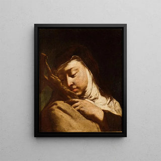 Domenico Maggiotto - Saint Teresa of vila Contemplating the Cross.webp