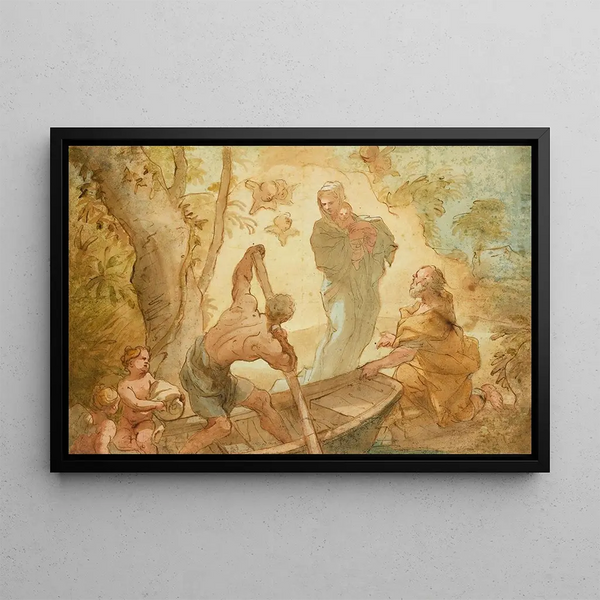 Domenico Piola - The Flight Into Egypt.webp