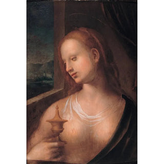 Domenico Puligo - Magdalene with the Jar of ointment.webp