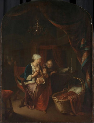 Domenicus van Tol - A Mother giving her Child the Breast.webp