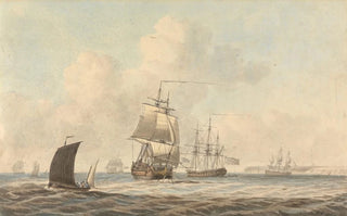 Dominic Serres - Warships Passing in the Channel.webp