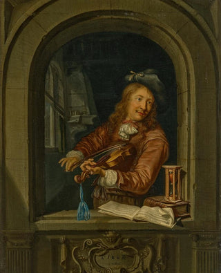 Dominicus Van Tol - The violin player.webp