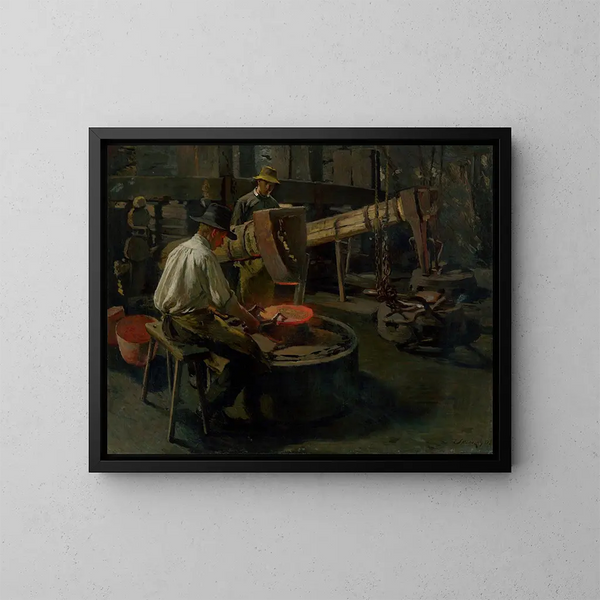 L'Appel des chaudières - Dominik Skutecký — kehystetty taideteos seinällä