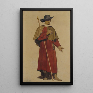 Dominique Louis Papety - An Italian Pilgrim.webp