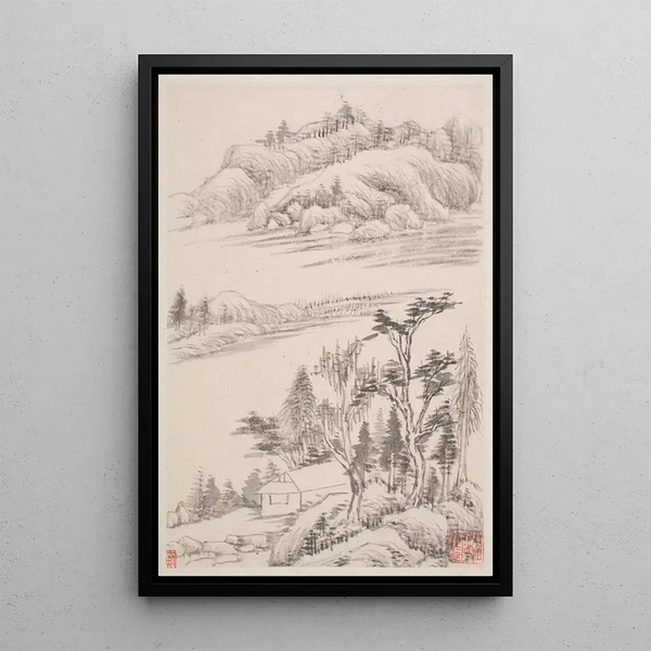 Dong Qichang - Landscapes after old masters Pl1.webp