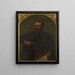 Laurence Hutton 1843-1904 - Dora Wheeler Keith — kehystetty taideteos seinällä