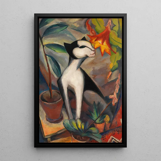 Dorothea MaetzelJohannsen - Katze mit Kakteenblte I.webp