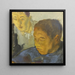 Double portrait - Alexandre Jacovleff — kehystetty taideteos seinällä