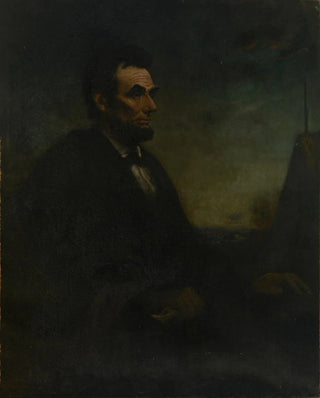 Douglas Volk - Portrait of Lincoln.webp