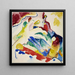Ehdotus II-Composition - Wassily Kandinsky — kehystetty taideteos seinällä
