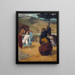 Alexandre ja Bukephalos - Edgar Degas — kehystetty taideteos seinällä