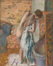Après le bain femme s'essuyant - Edgar Degas — näkymä teoksesta