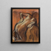 Après le bain femme s'essuyant (Case Conflict) - Edgar Degas — kehystetty taideteos seinällä
