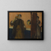 Chez les modistes - Edgar Degas — kehystetty taideteos seinällä