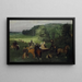 Hipodromilla Ravit - Edgar Degas — kehystetty taideteos seinällä