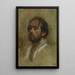 Itsekuva - Edgar Degas — kehystetty taideteos seinällä
