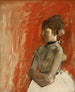 Balettitanssija ristissä käsivarsin - Edgar Degas — näkymä teoksesta