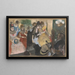 Café-Concert - Edgar Degas — kehystetty taideteos seinällä