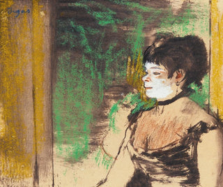 Kahvilakonsertin laulajasta - Edgar Degas — näkymä teoksesta