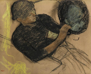 Chez la modiste - Edgar Degas — näkymä teoksesta