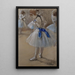 Edgar Degas - Tanssija Maalaus — kehystetty taideteos seinällä