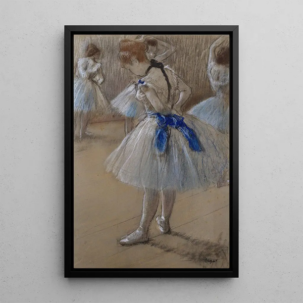 Edgar Degas - Tanssija Maalaus — kehystetty taideteos seinällä