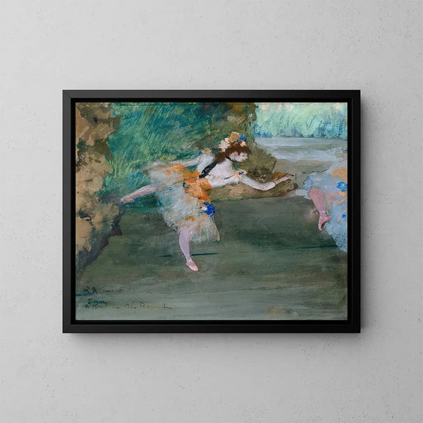 Tanssija lavalla - Edgar Degas — kehystetty taideteos seinällä