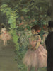 Tanssijat kulissien takana - Edgar Degas — näkymä teoksesta