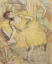 Tanssija levossa - Edgar Degas — näkymä teoksesta