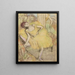 Tanssija levossa - Edgar Degas — kehystetty taideteos seinällä