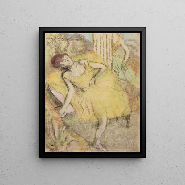 Tanssija levossa - Edgar Degas — kehystetty taideteos seinällä