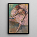 Edgar Degas — kehystetty taideteos seinällä