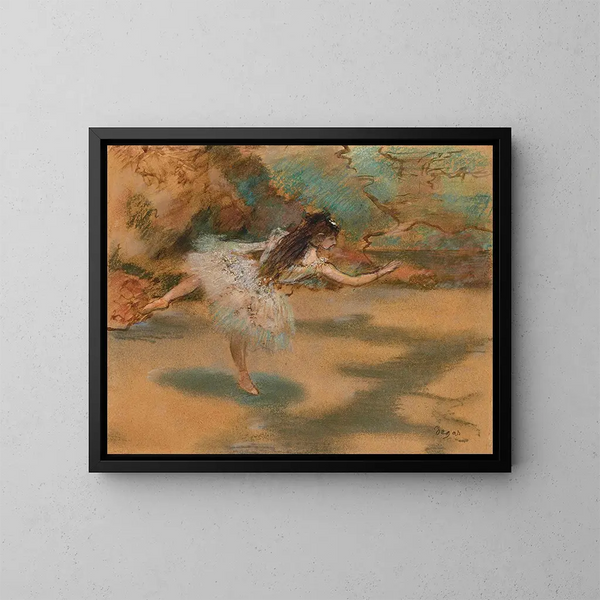 Tanssija baletissa - Edgar Degas — kehystetty taideteos seinällä