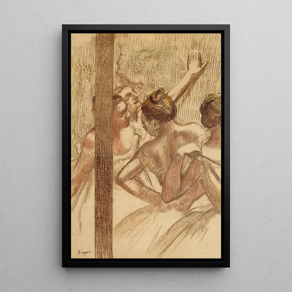 Maalauksen jäljennös Tanssijat - Edgar Degas
